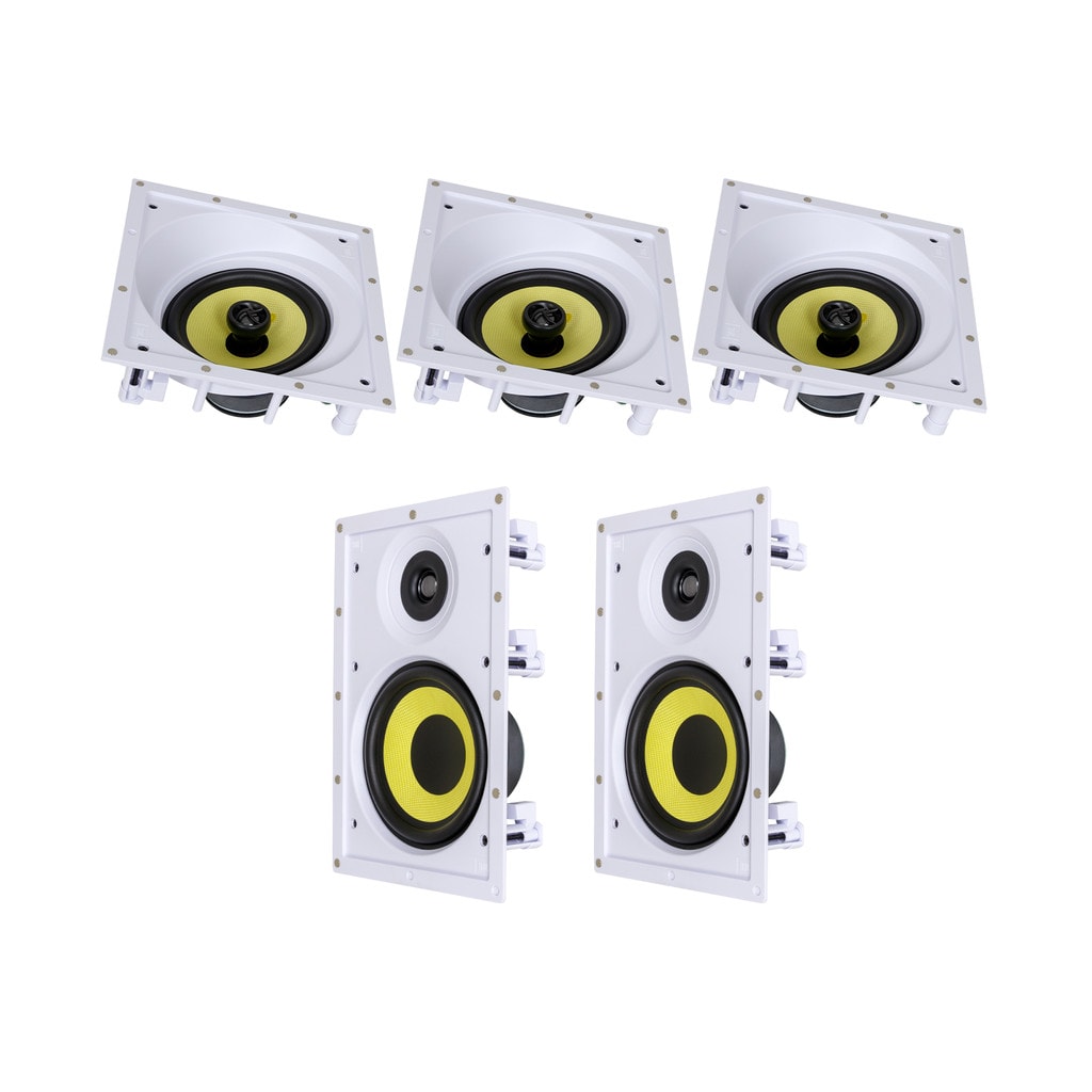 Imagem do Kit Home Theater Jbl 5 0 Com 3 Ci6sa Plus 2 Ci6r Plus