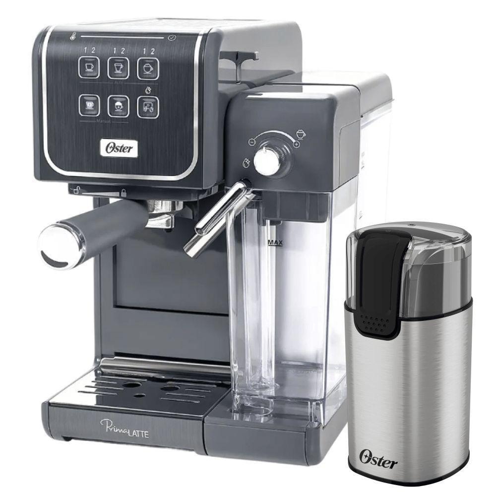 Imagem do Kit Cafeteira Primalatte Touch E Moedor De Cafe Eletrico Oster 110v