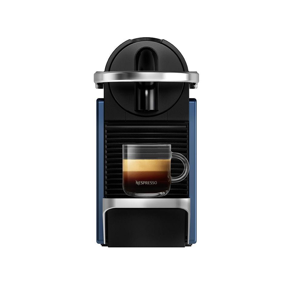 Imagem do Cafeteira Nespresso Pixie Redesign Azul E Preta Para Cafe Em Capsula