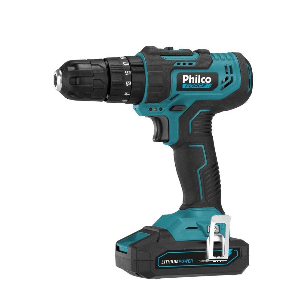 Imagem do Parafusadeira 3 Em 1 Philco Force Bateria 21v Ppf21m