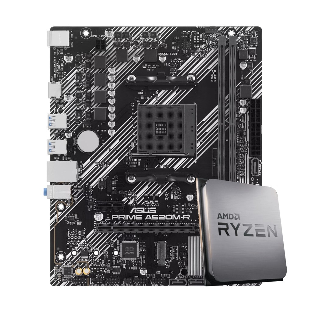 Imagem do Kit Upgrade Amd Ryzen 5 5600gt Placa Mae Asus Prime A520m R