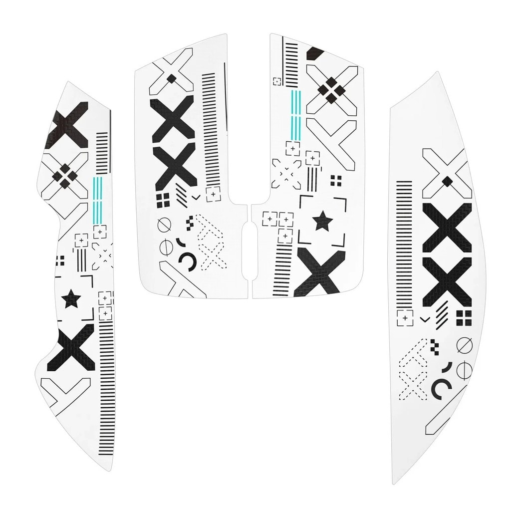 Imagem do Adesivos Grip Tape Antiderrapantes P Mouse Attack Shark X11 Branco