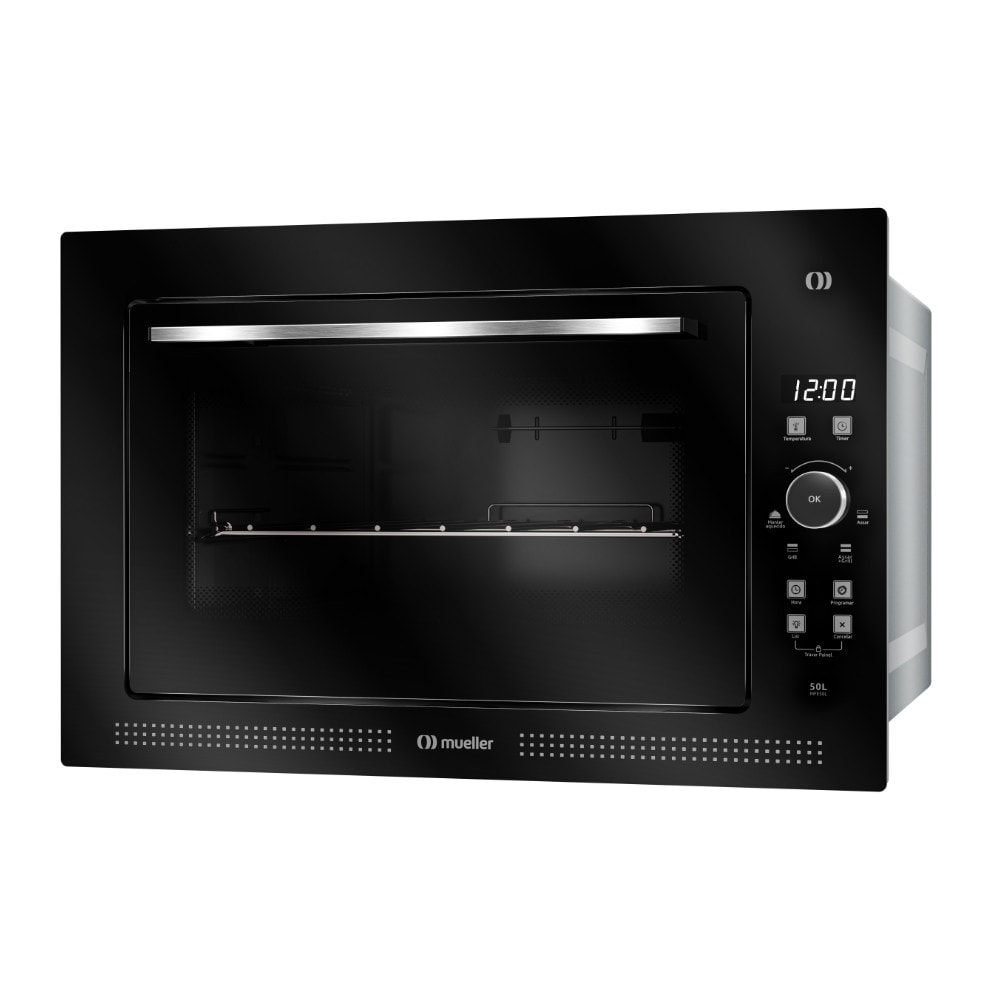 Imagem do Forno Eletrico De Embutir Mueller 50 Litros Preto Com Painel Digital Mfe50l 127v