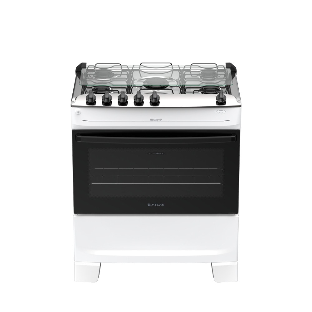 Imagem do Fogao 5 Bocas Atlas Monaco Top Automatico Mesa Inox