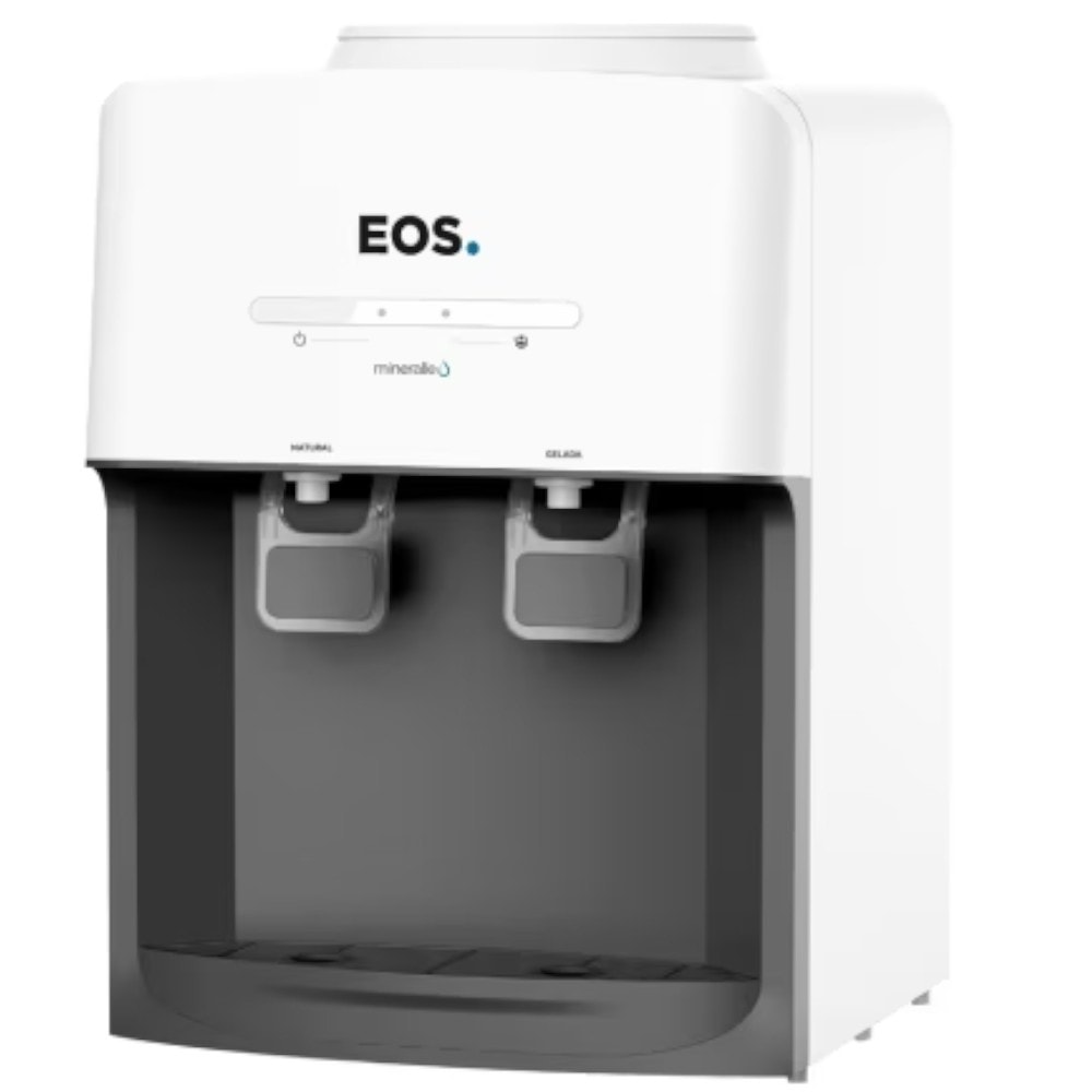Imagem do Bebedouro De Mesa Refrigerado Eletronico Branco Mineralle Ebe03b Eos