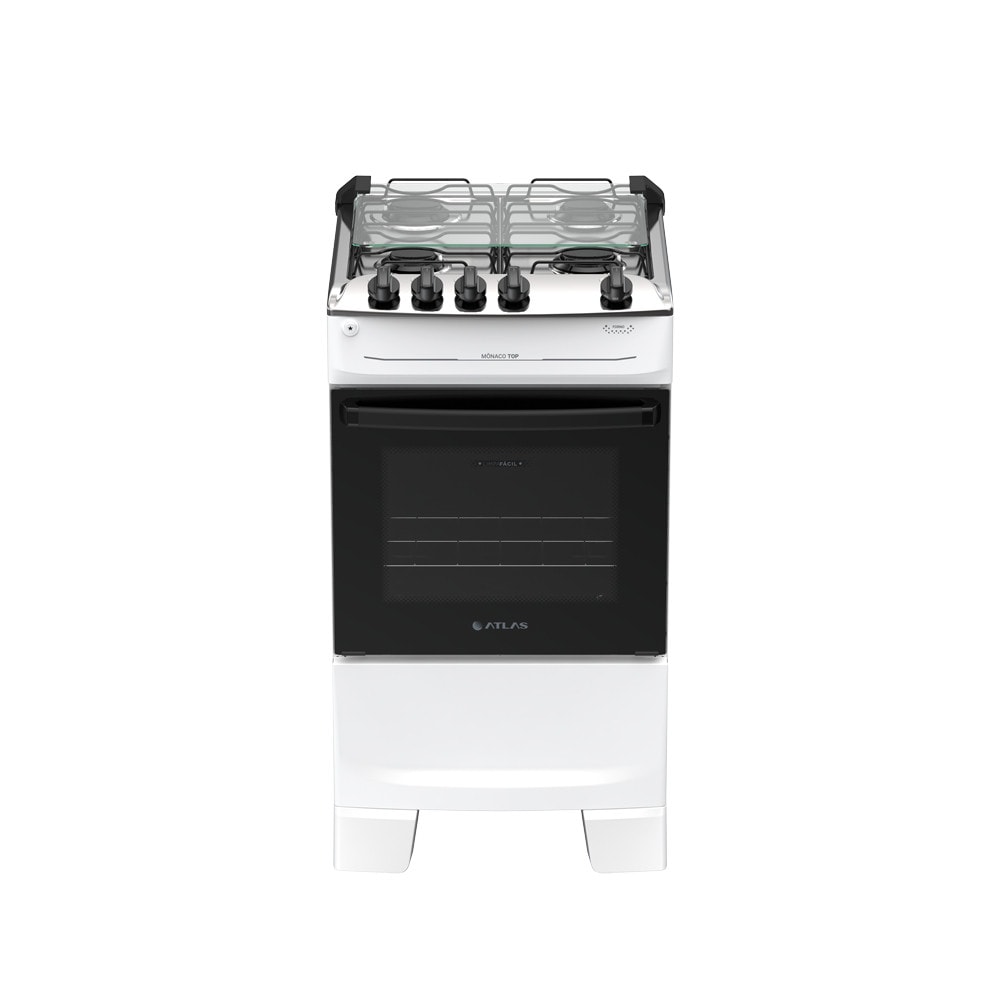 Imagem do Fogao 4 Bocas Atlas Monaco Top Automatico Mesa Inox