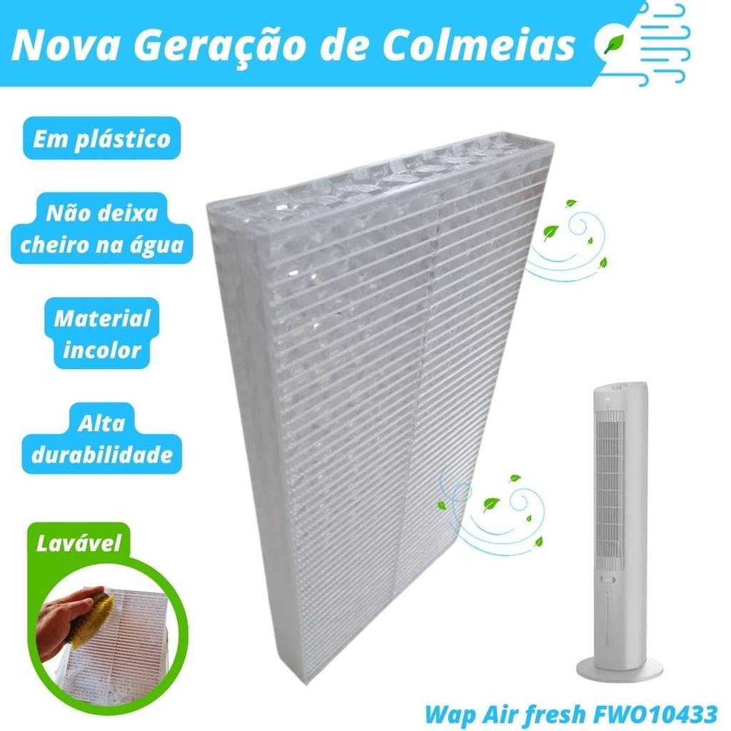 Imagem do Colmeia Plastica Lavavel Para Climatizador Wap Air Fresh