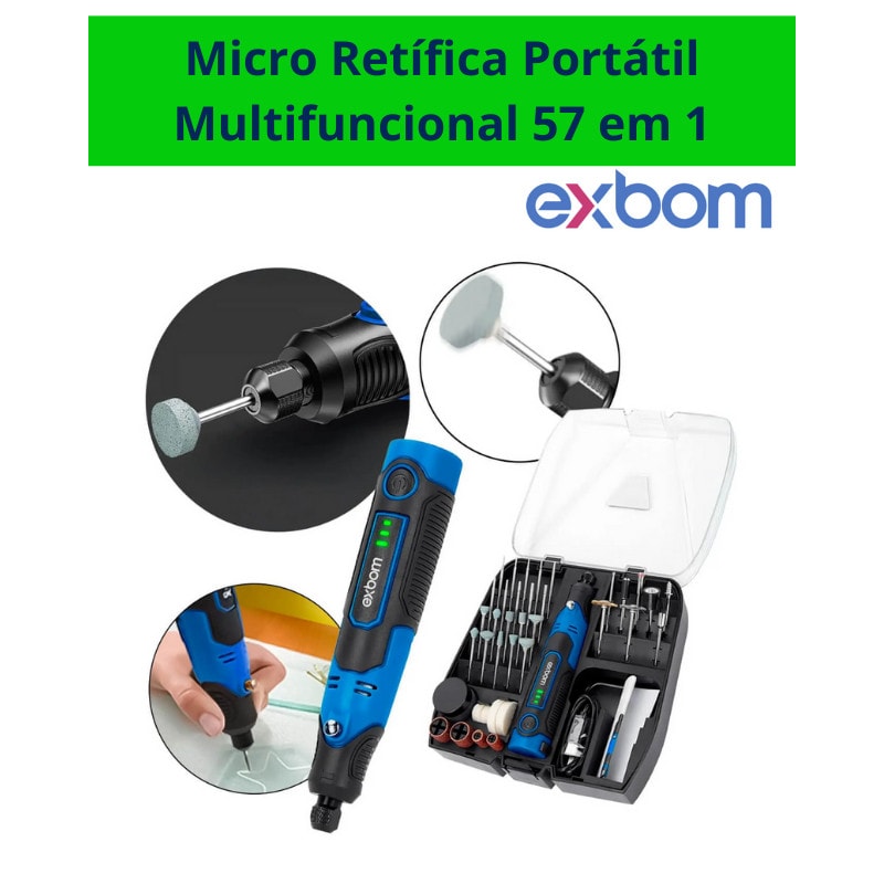 Imagem do Mini Retifica Portatil Multifuncional Sem Fio