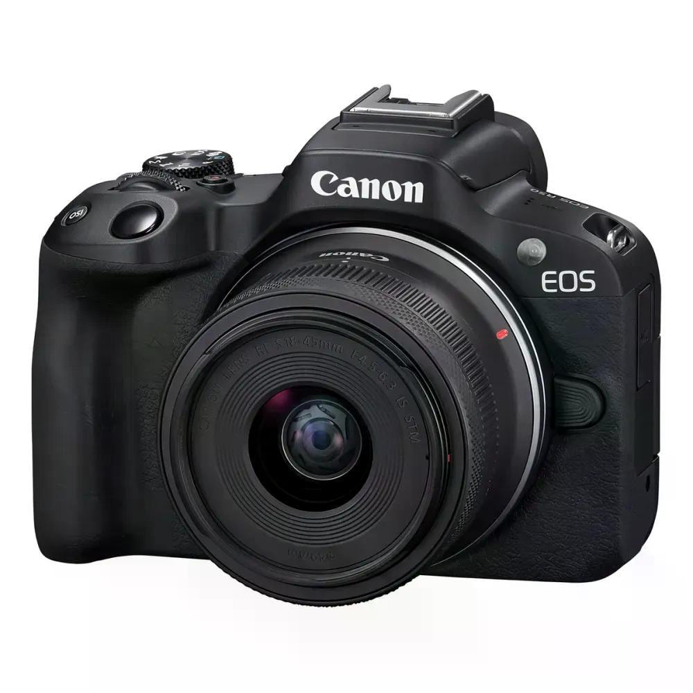 Imagem do Camera Canon Mirrorless R50 18 45stm Kit Brz Eos