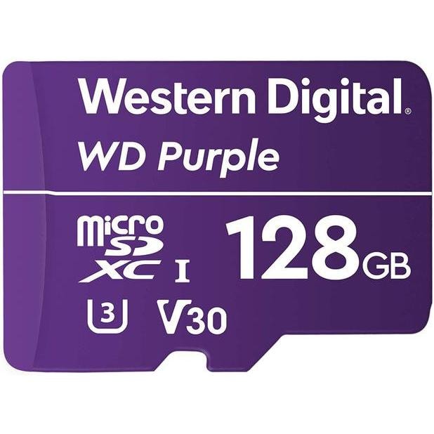 Imagem do Cartao Micro Sd 128gb Wd Purple Western Digital Intelbras