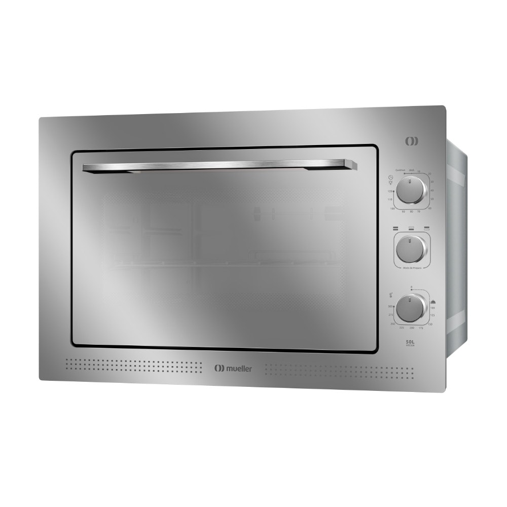 Imagem do Forno Eletrico De Embutir Mueller 50 Litros Espelhado Com Painel Digital Mfe50k 127v