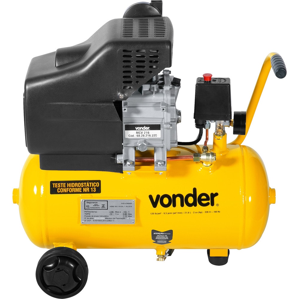 Imagem do Motocompressor Vonder 21 6l Mcv216 220v