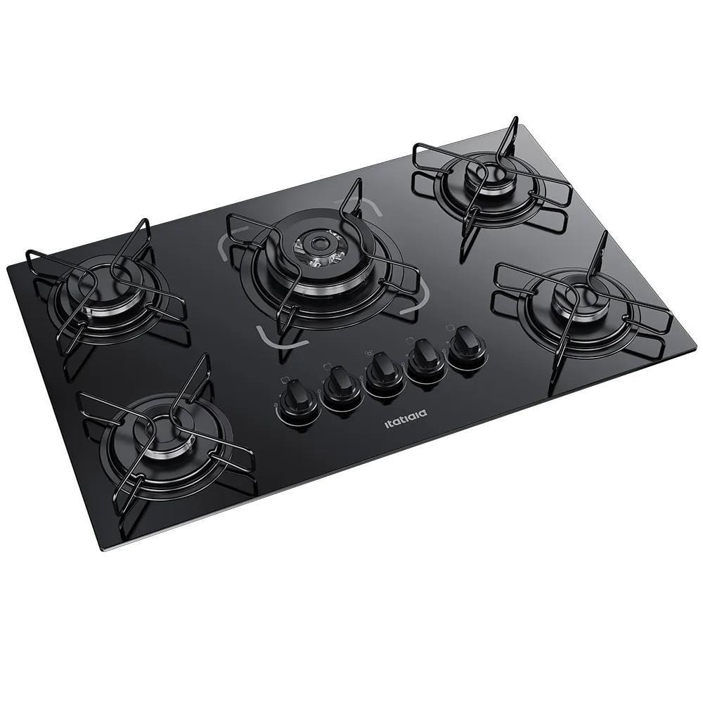 Imagem do Cooktop A Gas Itatiaia 5 Bocas Essencial Com Tripla Chama