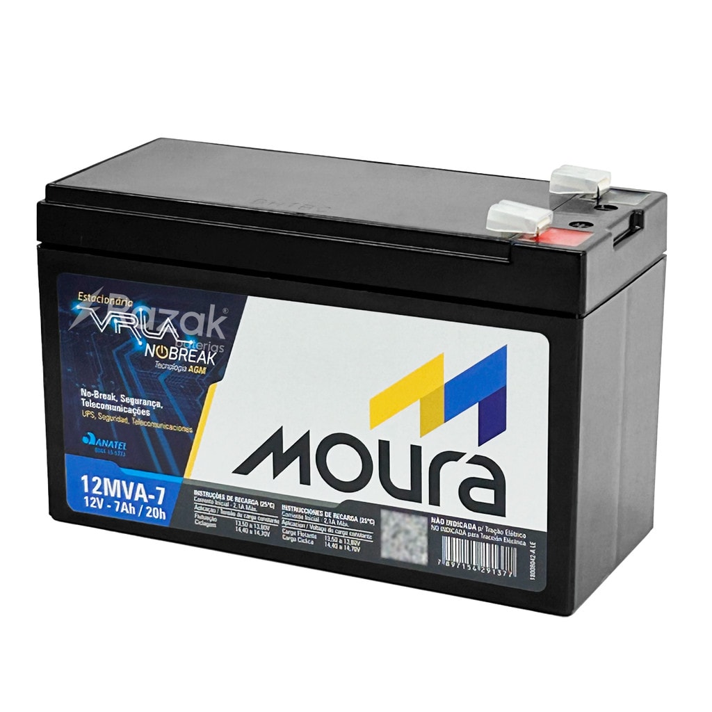 Imagem do Bateria Para Nobreak Intelbras Xnb 600va 720va 12v7ah 20hr