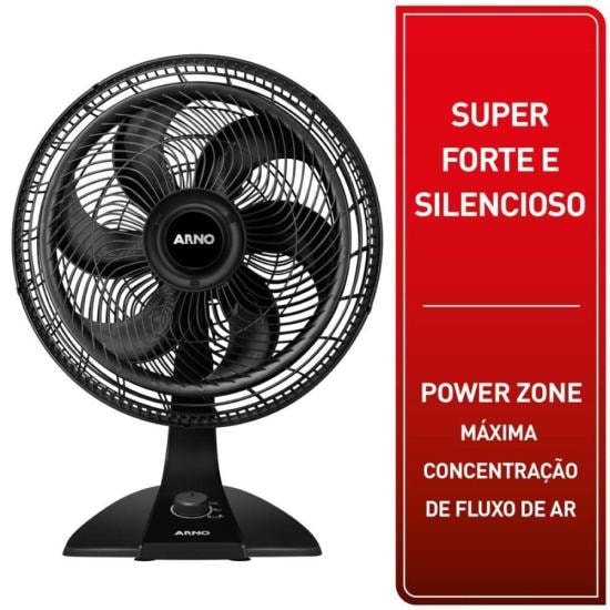 Imagem do Ventilador Arno Turbo Force 2 Em 1 Preto Vf42 127v F002