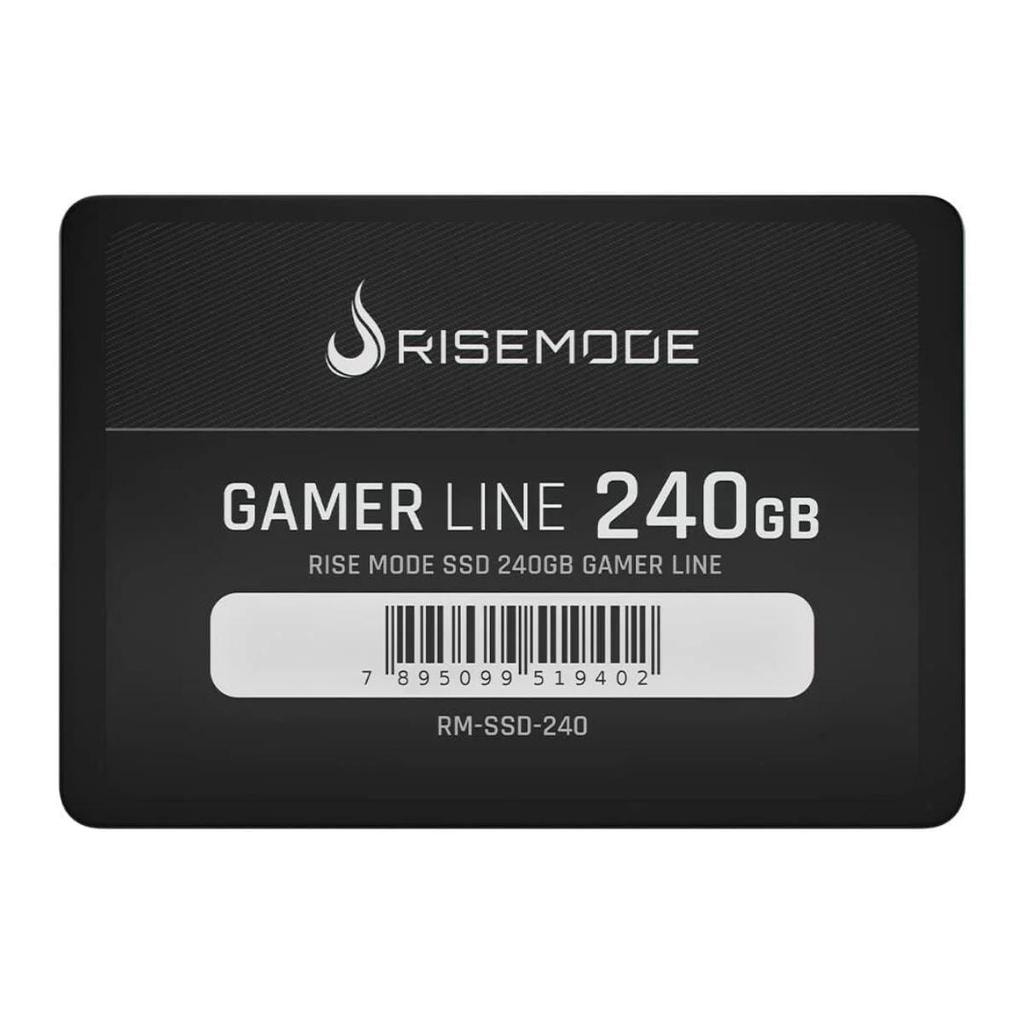 Imagem do Ssd 240gb Rise Mode Gamer Line Sata Leitura 530mb S Gravacao 520mb S Rm Ssd 240