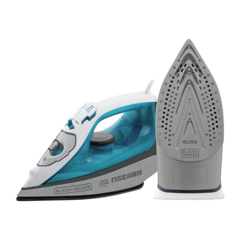 Imagem do Ferro De Passar Black E Decker Vapor Ceramic Azul Fx3060