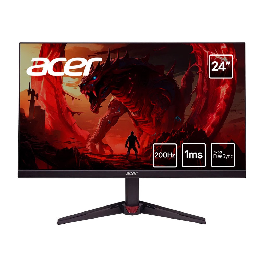 Imagem do Monitor Gamer Acer Nitro 24 200hz 1ms Ips Full Hd Vg240y X1biip Bivolt