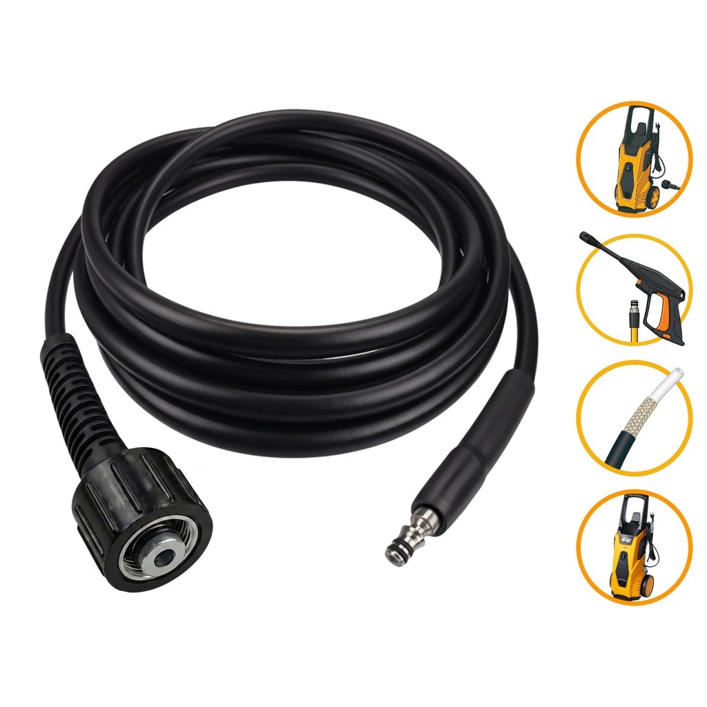 Imagem do Mangueira Trama Nylon 3 Mts Wap Lider 2200 Lavadora Alta Pressao