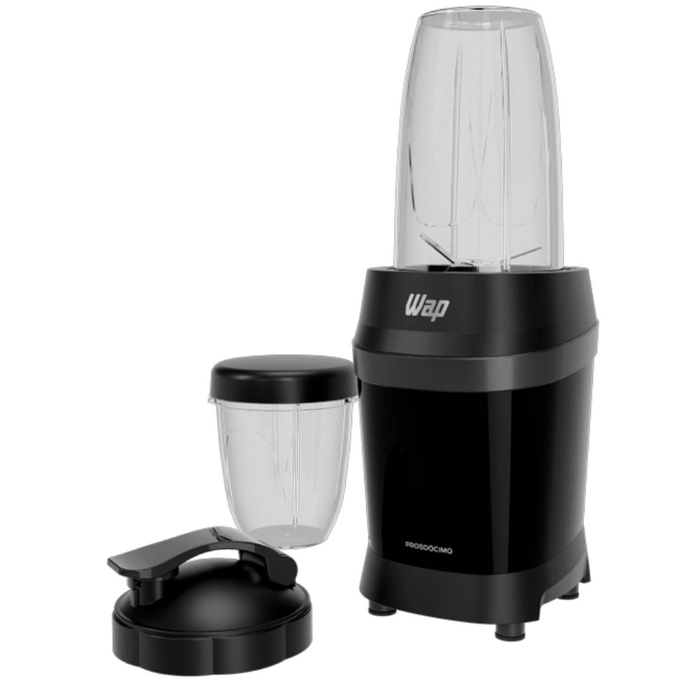 Imagem do Liquidificador Portatil Wap Blender Pro Turbo 700w 4 Laminas Inox E 2 Copos Squeeze