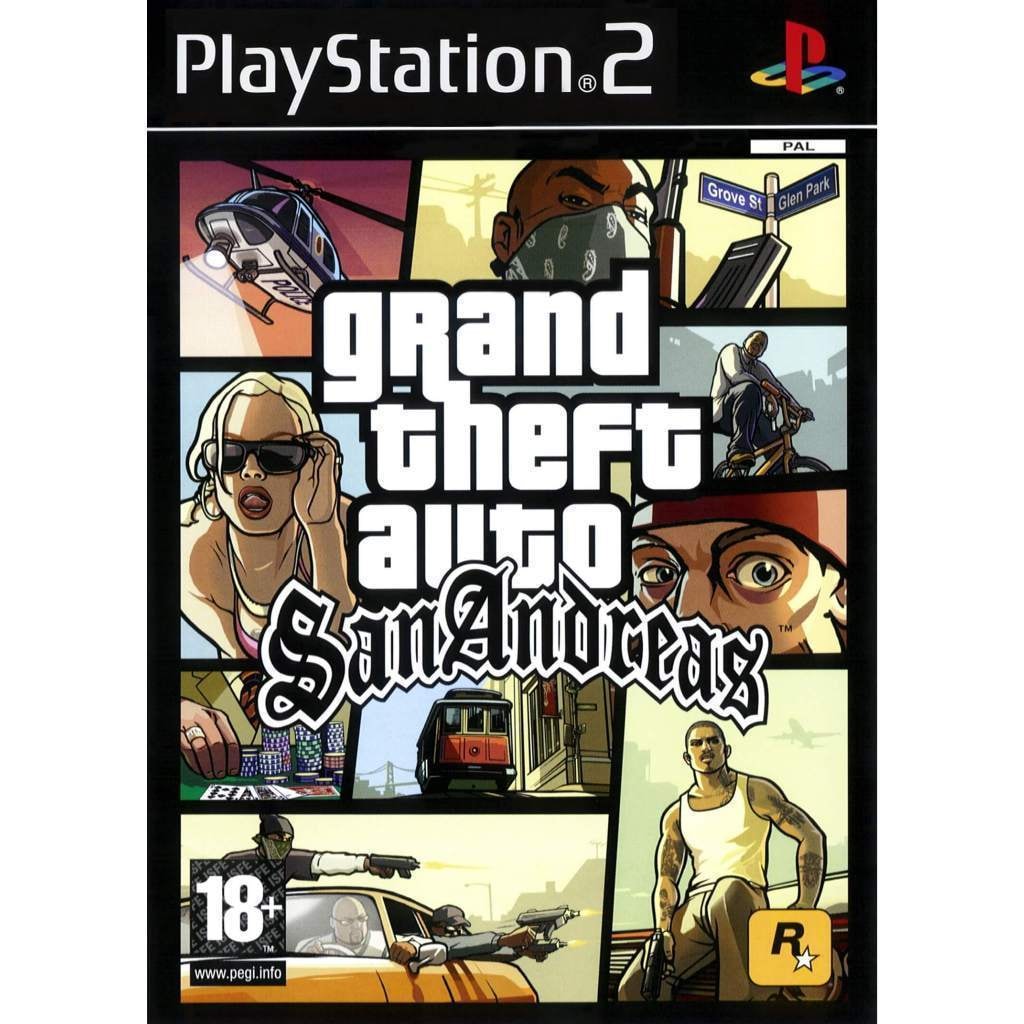 Imagem do Grand Theft Auto San Andreas Iso Ps2