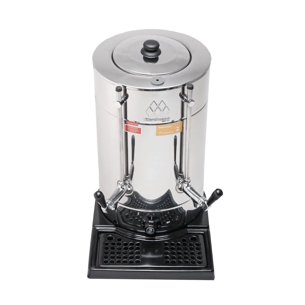 Imagem do Cafeteira Eletrica Master Inox Profissional 6 Litros 2 Torneiras 1300w Marchesoni
