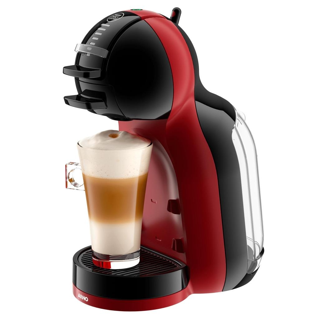 Imagem do Cafeteira Nescafe Dolce Gusto Mini Me Vermelha E Preta Automatica 220v