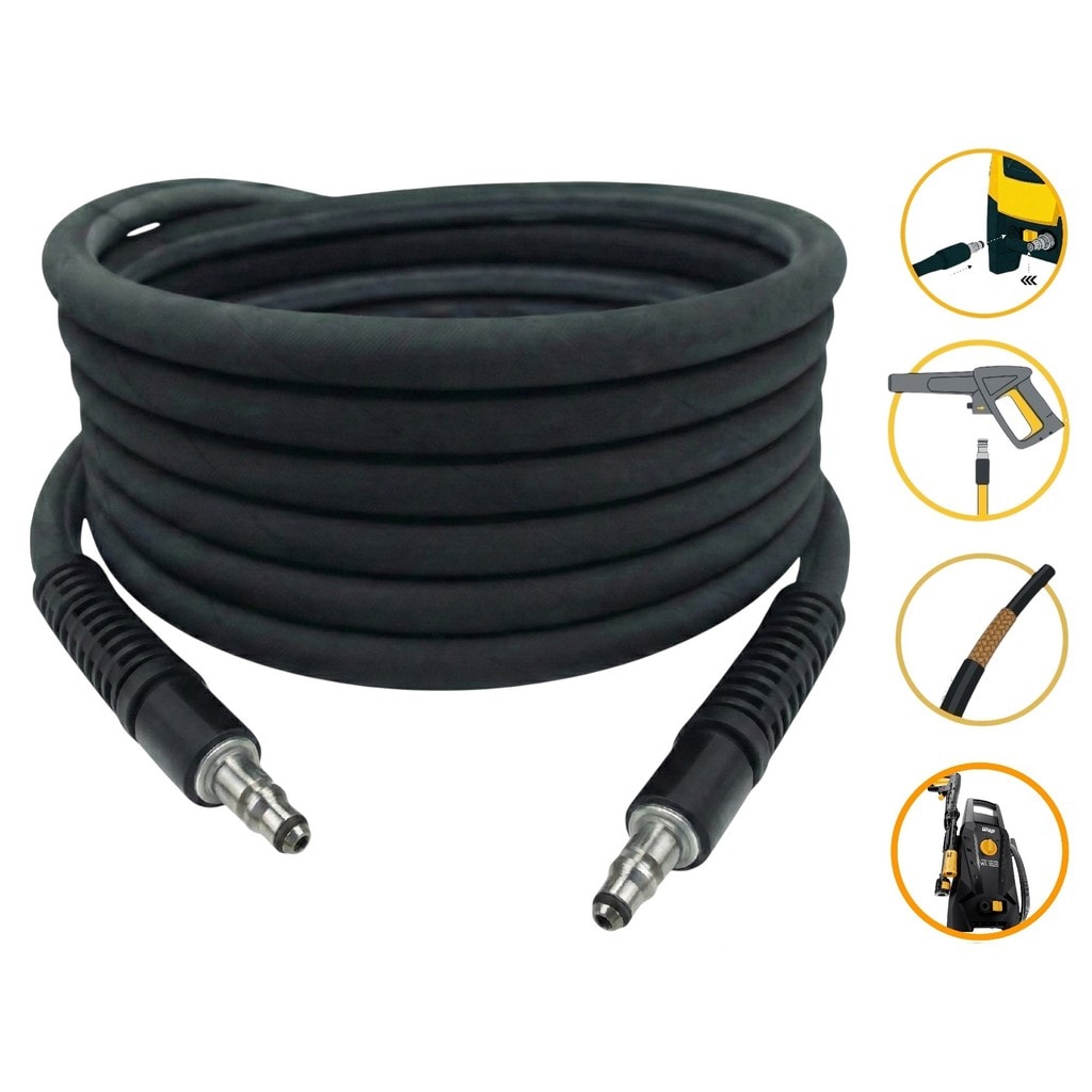 Imagem do Mangueira Trama De Aco 12 Mts Wap Wl 1820 Black Lavadora Alta Pressao