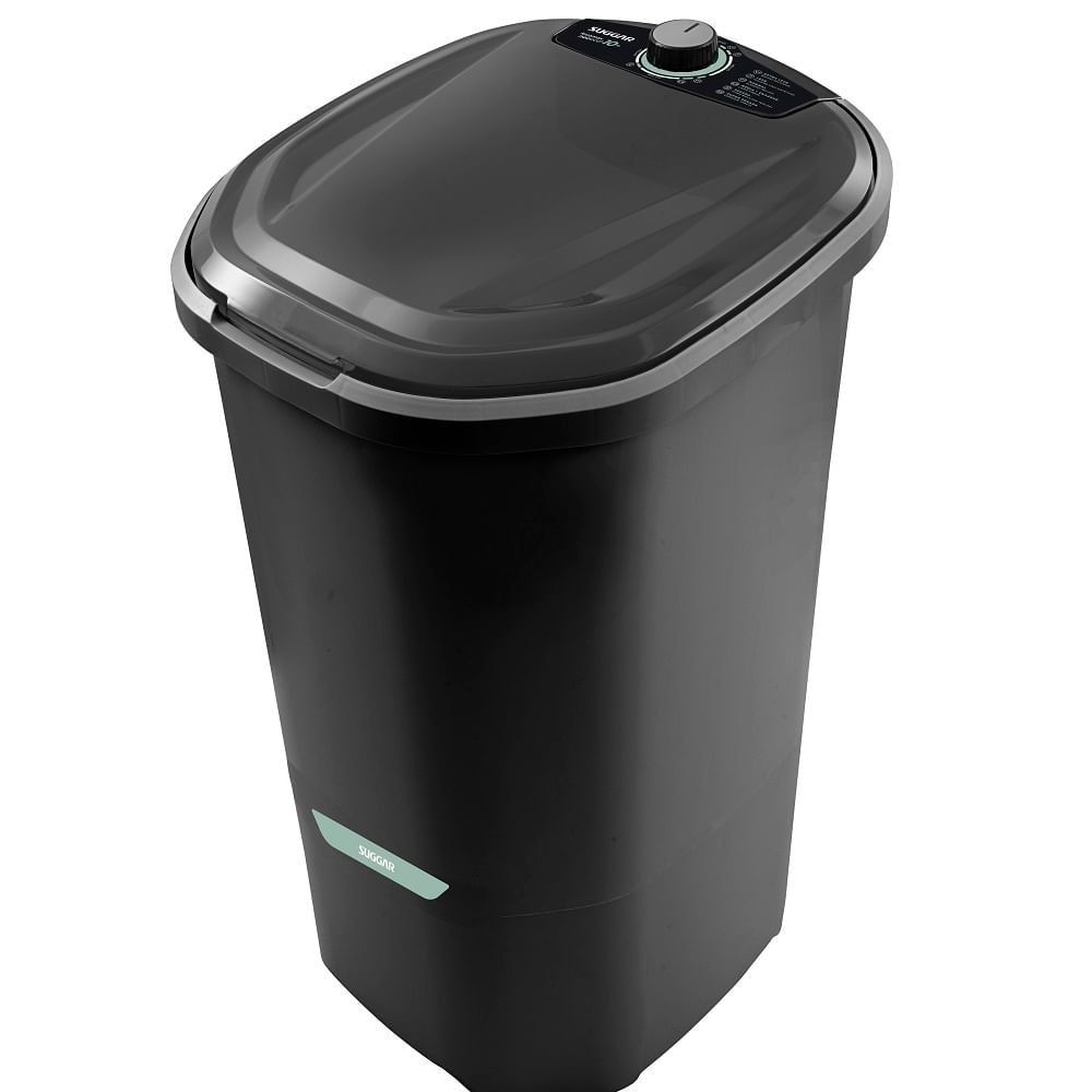 Imagem do Lavadora De Roupas Suggar 10kg Lavamax Neo Eco Preto Le1012pt 220 Volts