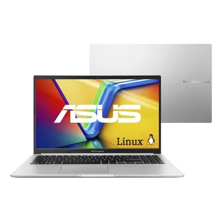 Imagem do Notebook Asus Vivobook 15 M1502ya Amd Ryzen 7 5825u 16gb Ram 512gb Ssd Linux Keepos 15 6 Fhd Cool Silver Nj612