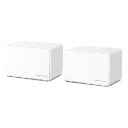 Imagem do Pack 2 Roteadores Halo H80x Mesh Wifi6 Branco Mercusys