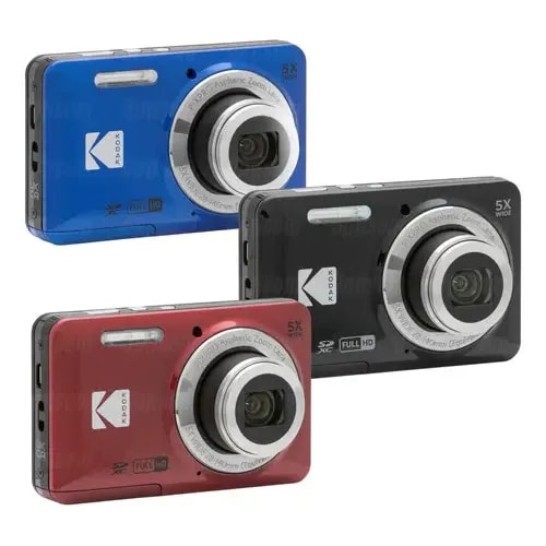 Imagem do Camera Compacta Kodak Pixpro Fz55 16 Mpx Full Hd Com Zoom Optico 5x Azul