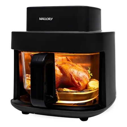 Imagem do Fritadeira Air Fryer Cesto Vidro 1700w Smart Glass Mallory Preto 127v
