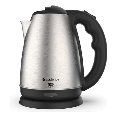 Imagem do Chaleira Eletrica Cadence Inox Super 1 8l Cor Prateado 127v