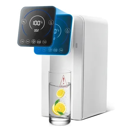 Imagem do Purificador Eletronico Purificador De Agua Eletrico Gelada Fria Com Dispensador Bebedouro Agua Filtro De Agua Sete Configuracoes De Temperatura Membrana De Osmose Reversa Ro Quadrupla Filtragem
