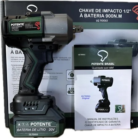 Imagem do Chave De Impacto A Bateria 1 2 91 7kg P Carro E Utilitario Verde Escuro 127 220v Potente Oficinas Mecanicas