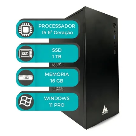 Imagem do Computador Multipc I5 6 Geracao Ssd 1tb Nvme 16gb Win11 Pro 16 Gb