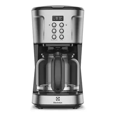 Imagem do Cafeteira Eletrica Digital Ecm30 38 Xicaras Inox Electrolux Aco Escovado 220v