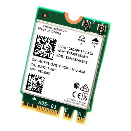 Imagem do Placa De Rede Wi Fi 6e Intel Ax210 Ngw Bluetooth 5 3 5400mb