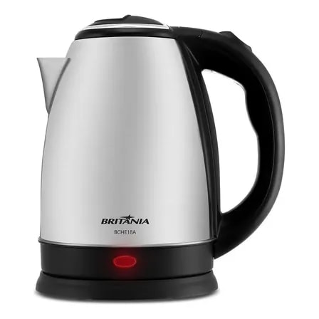 Imagem do Chaleira Eletrica Britania 1 8l Inox Bche18a Cor Preto 220v