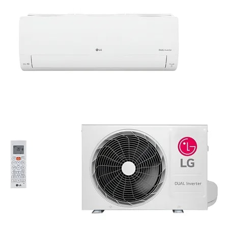 Imagem do Ar Condicionado Hw Lg Dual Inverter Voice Ai 9 000 Fr Branco 220v