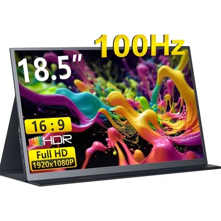 Imagem do Monitor Gamer Portatil 18 5 100 Srgb Ips Com Estojo