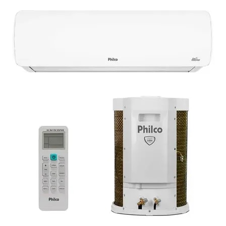 Imagem do Ar Condicionado Split Hi Wall Eco Inverter Philco 24 000 Btus Frio Branco 220v