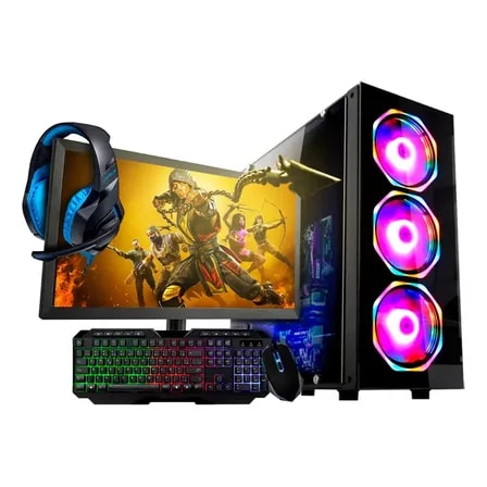 Imagem do Pc Gamer I5 8gb Hd 500gb Monitor 19 Kit Gamer Wifi 8 Gb
