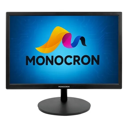 Imagem do Monitor 19 Preto Led Mn19r1 Monocron 75hz Hdmi Vga 127v