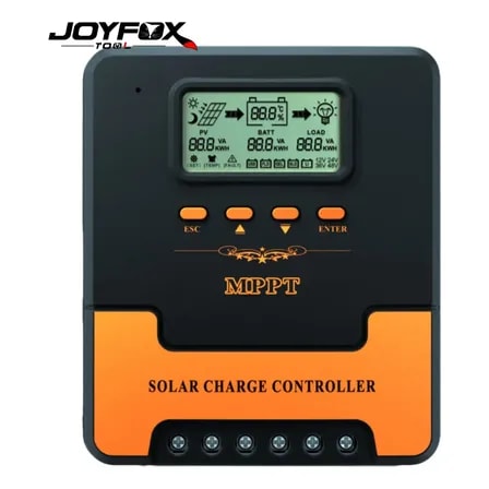 Imagem do Joyfox Controlador De Carga Painel Solar 100 Mppt 30a Usb 12 24v Lcd Display Regulador Automatico