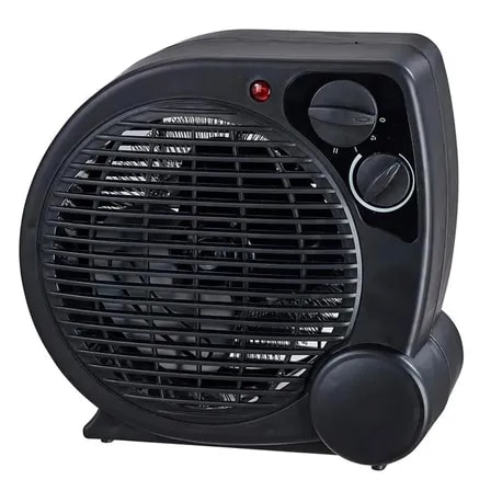 Imagem do Aquecedor Eletrico Portatil A Ar Ventilador Quente Preto Aq04 Mimo Style 220v