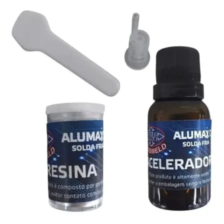 Imagem do Solda Fria Para Evaporadores De Aluminio Alumax C Brasweld