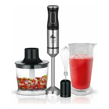Imagem do Mixer Turbo Processador 3 Em 1 1000w 5 Velocidades Inox Preto 220v