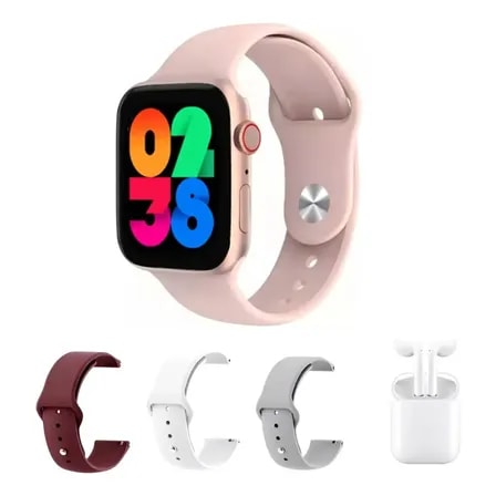 Imagem do Relogio Smartwatch Watch 9 Pro Feminino Original C Brindes Rose Gold Rosa